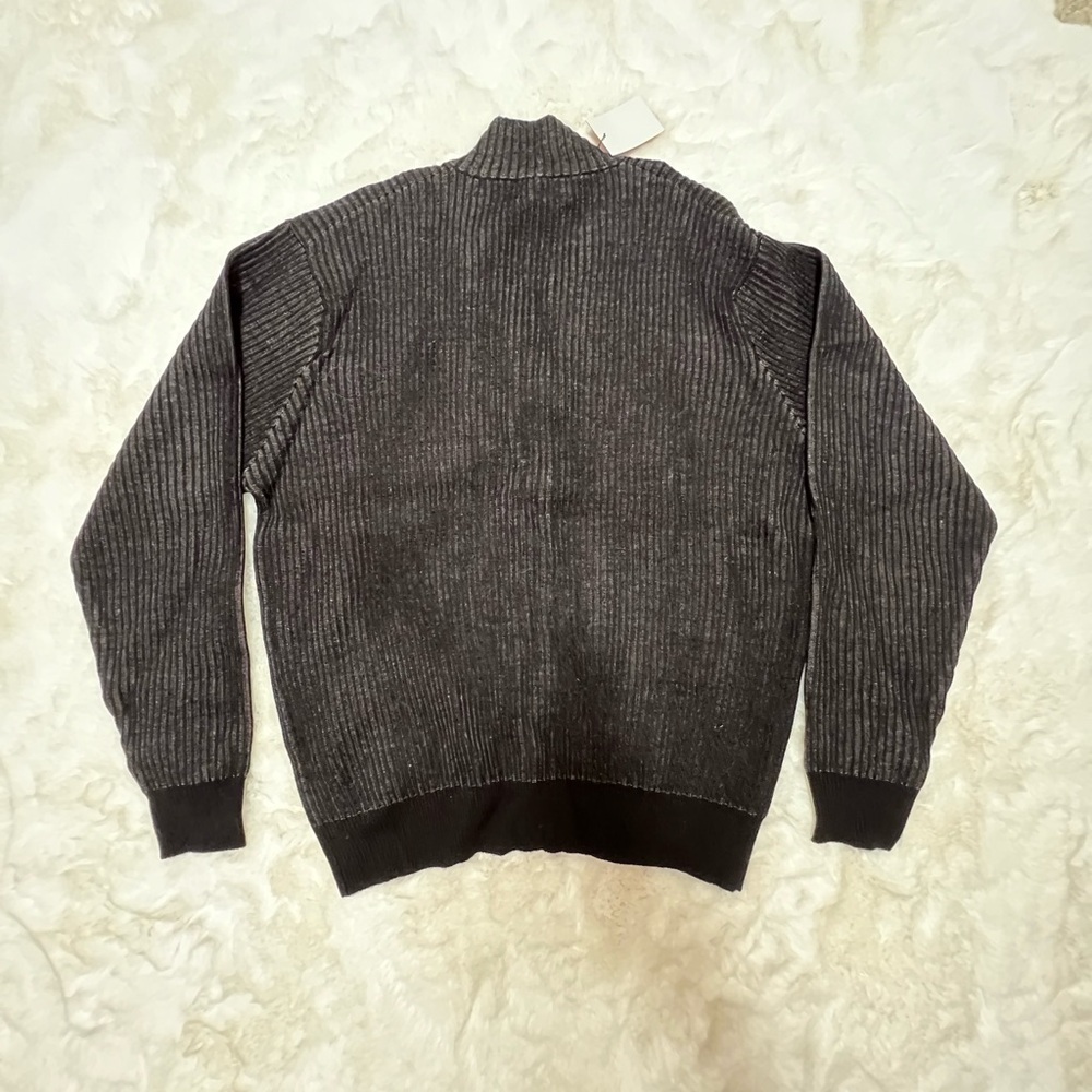 Toscano Ribbed Men’s Zip-up Jacket - Picture 4 of 5